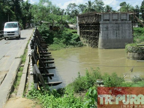 15 years running, construction of cemented bridge yet to get complete 15 years running, construction of cemented bridge yet to get complete